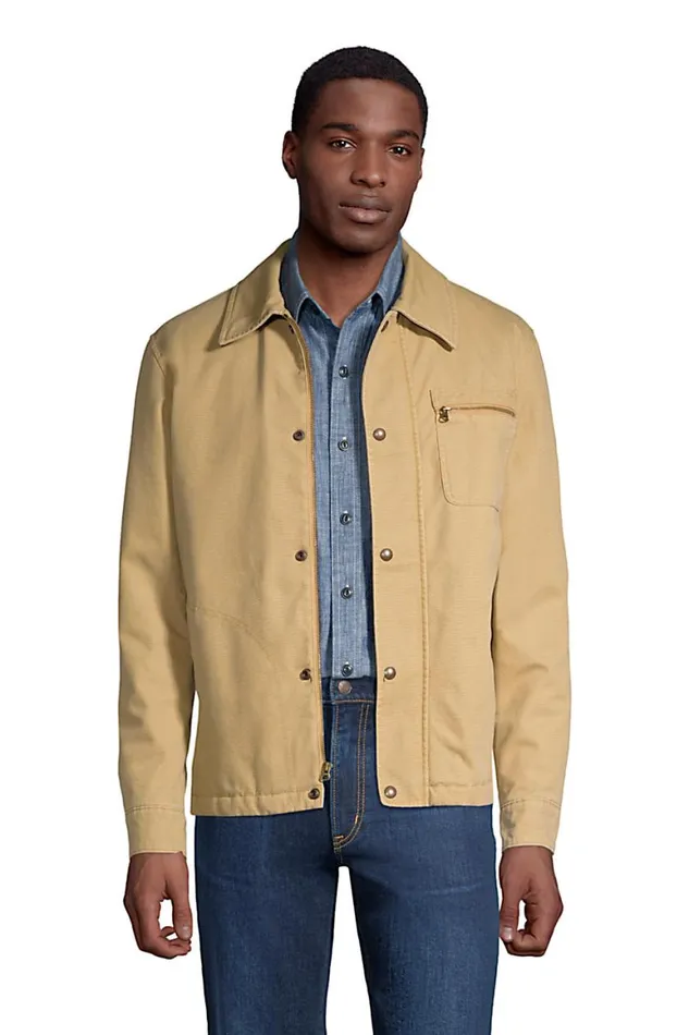 Lands039 End Coats and Jackets Men Chore Coat Field Drab