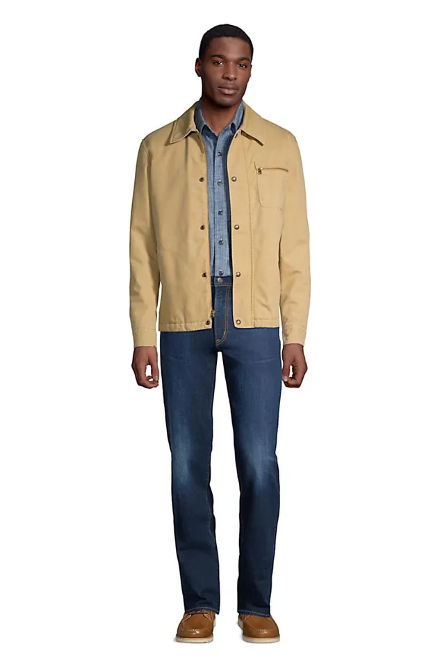 Lands039 End Coats and Jackets Men Chore Coat Field Drab