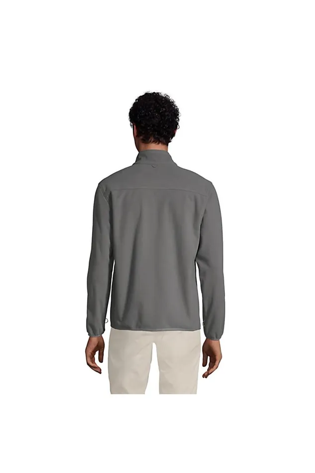 Lands039 End Coats and Jackets Men Marinac Fleece Jacket Arctic Gray Lands039 End Coats and Jackets Men Marinac Fleece Jacket Arctic Gray