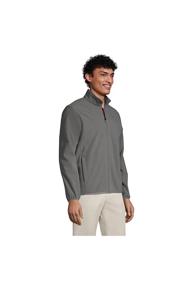 Lands039 End Coats and Jackets Men Marinac Fleece Jacket Arctic Gray Lands039 End Coats and Jackets Men Marinac Fleece Jacket Arctic Gray