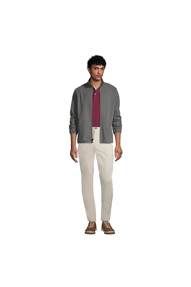 Lands039 End Coats and Jackets Men Marinac Fleece Jacket Arctic Gray Lands039 End Coats and Jackets Men Marinac Fleece Jacket Arctic Gray