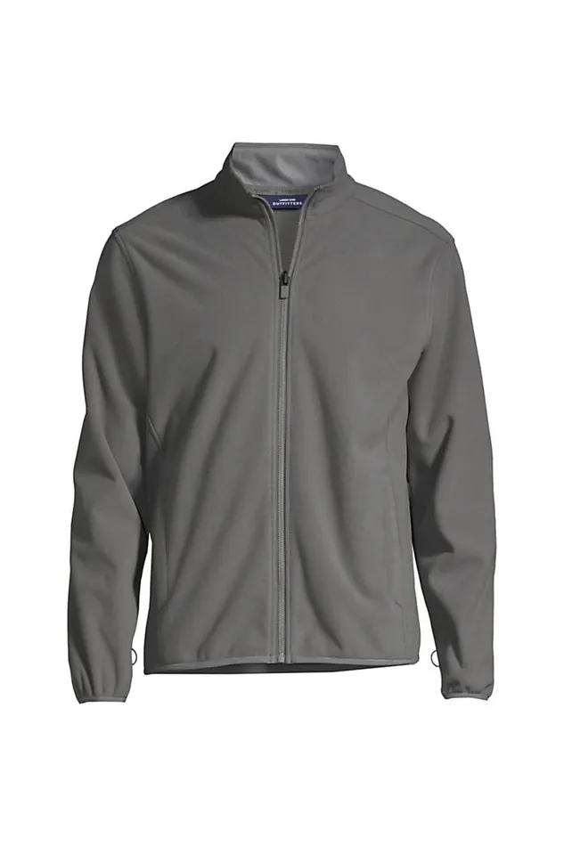 Lands039 End Coats and Jackets Men Marinac Fleece Jacket Arctic Gray Lands039 End Coats and Jackets Men Marinac Fleece Jacket Arctic Gray