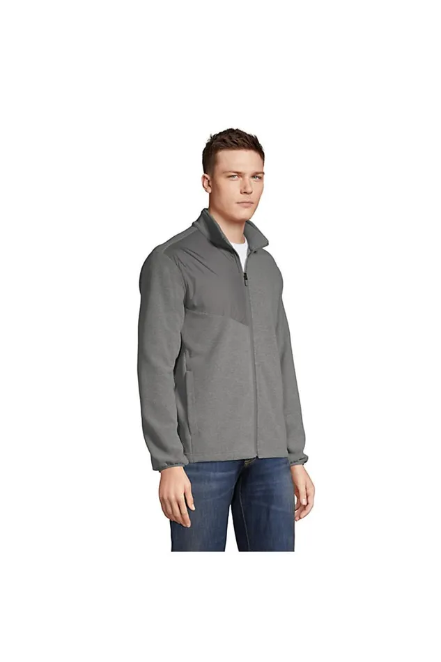 Lands039 End Coats and Jackets Men Thermacheck 200 Fleece Jacket Arctic Gray Heather Lands039 End Coats and Jackets Men Thermacheck 200 Fleece Jacket Arctic Gray Heather