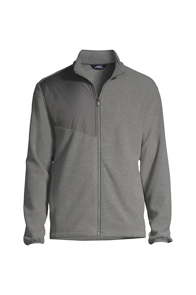 Lands039 End Coats and Jackets Men Thermacheck 200 Fleece Jacket Arctic Gray Heather Lands039 End Coats and Jackets Men Thermacheck 200 Fleece Jacket Arctic Gray Heather