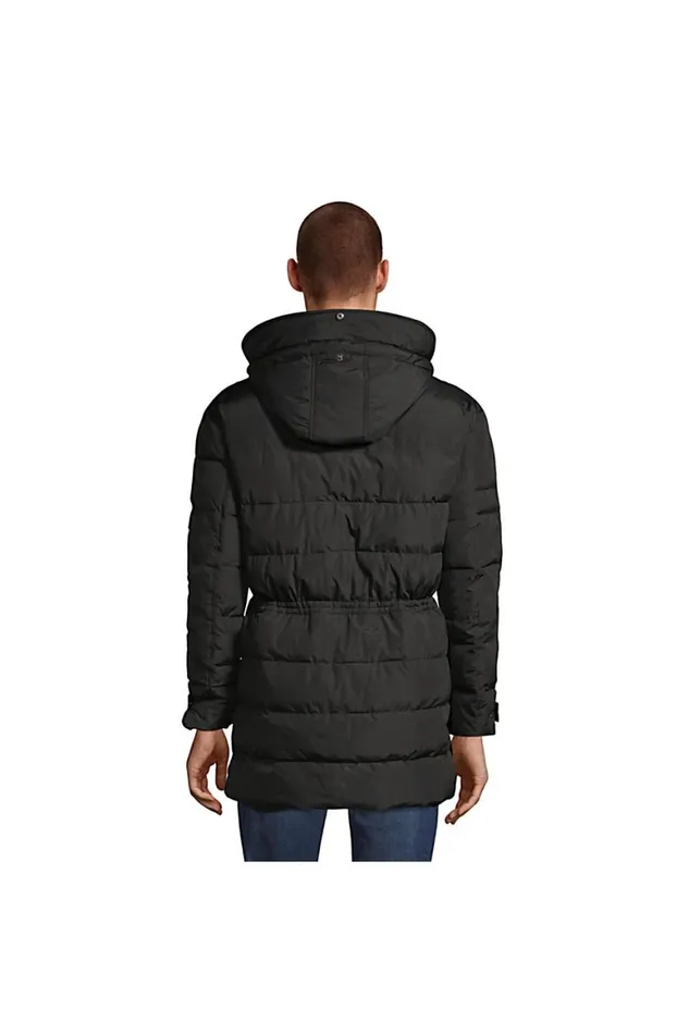 Lands039 End Coats and Jackets Men Thermoplume Down Alternative Parka Black Lands039 End Coats and Jackets Men Thermoplume Down Alternative Parka Black
