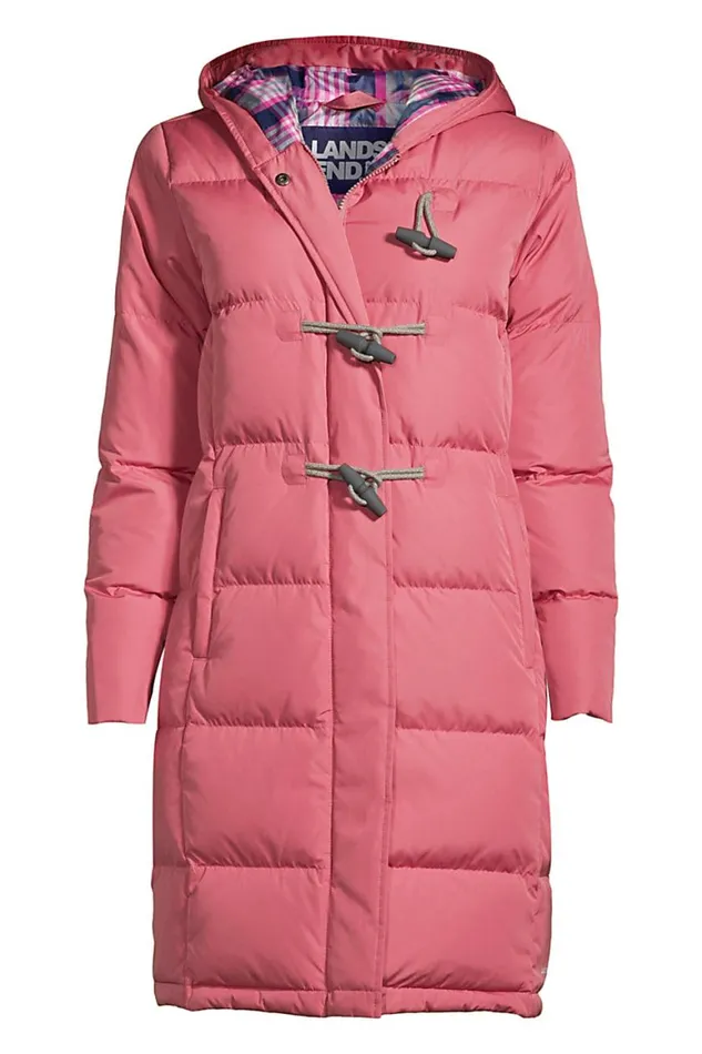 Lands039 End Coats and Jackets Women Duffle Down Coat Mesa Rose Lands039 End Coats and Jackets Women Duffle Down Coat Mesa Rose