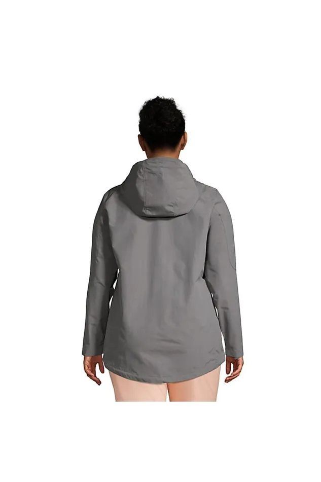Lands039 End Coats and Jackets Women Plus Size Squall System Shell Arctic Gray Lands039 End Coats and Jackets Women Plus Size Squall System Shell Arctic Gray