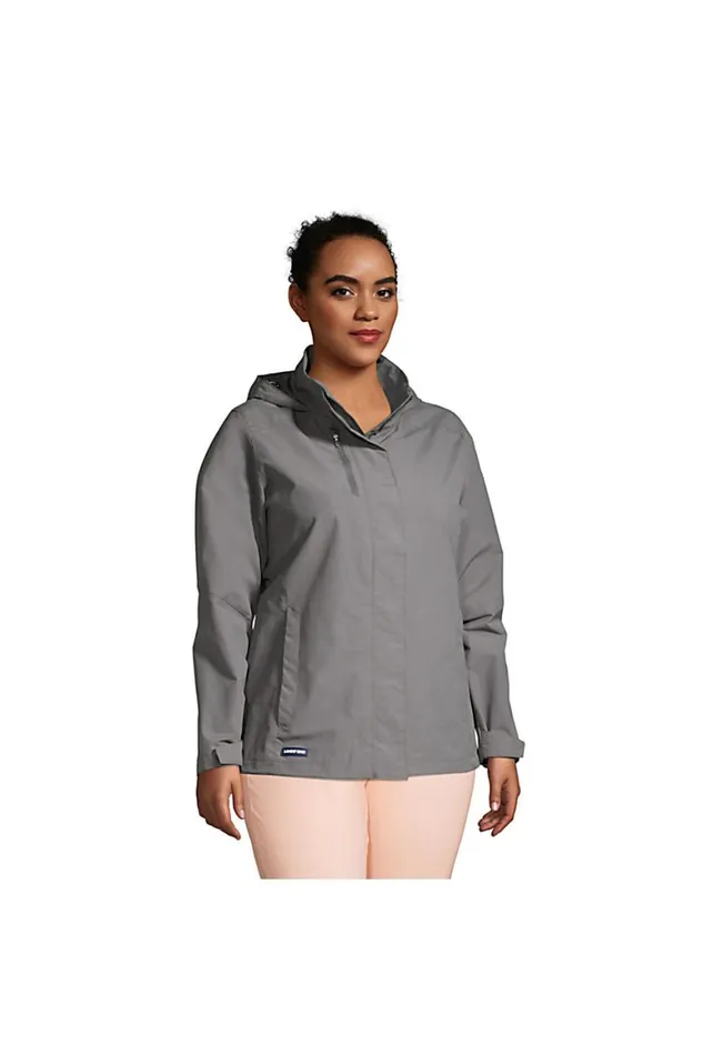Lands039 End Coats and Jackets Women Plus Size Squall System Shell Arctic Gray Lands039 End Coats and Jackets Women Plus Size Squall System Shell Arctic Gray