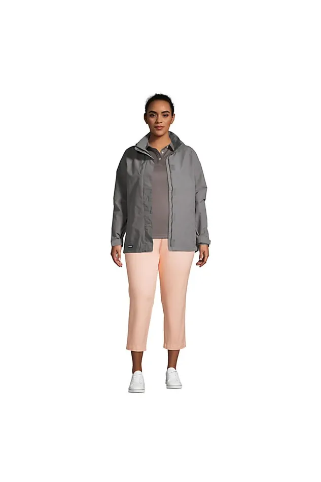 Lands039 End Coats and Jackets Women Plus Size Squall System Shell Arctic Gray Lands039 End Coats and Jackets Women Plus Size Squall System Shell Arctic Gray