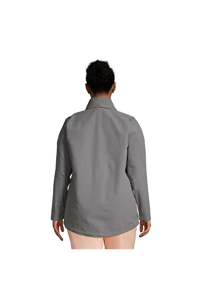 Lands039 End Coats and Jackets Women Plus Size Squall System Shell Arctic Gray Lands039 End Coats and Jackets Women Plus Size Squall System Shell Arctic Gray
