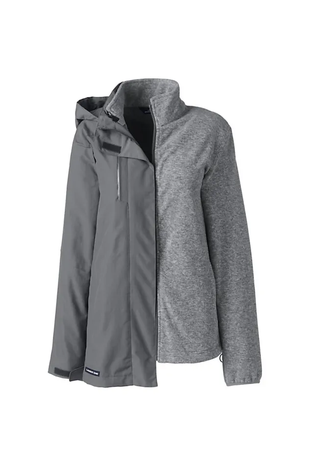 Lands039 End Coats and Jackets Women Plus Size Squall System Shell Arctic Gray Lands039 End Coats and Jackets Women Plus Size Squall System Shell Arctic Gray