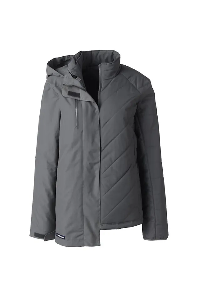 Lands039 End Coats and Jackets Women Plus Size Squall System Shell Arctic Gray Lands039 End Coats and Jackets Women Plus Size Squall System Shell Arctic Gray