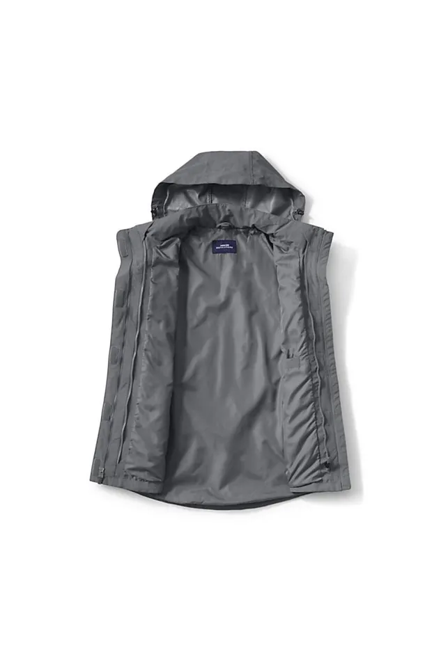 Lands039 End Coats and Jackets Women Plus Size Squall System Shell Arctic Gray Lands039 End Coats and Jackets Women Plus Size Squall System Shell Arctic Gray