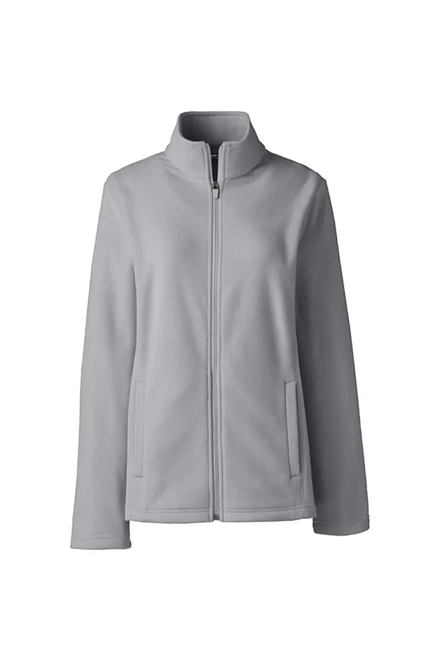 Lands039 End Coats and Jackets Women Plus Size Thermacheck 100 Fleece Jacket Harbor Gray Lands039 End Coats and Jackets Women Plus Size Thermacheck 100 Fleece Jacket Harbor Gray
