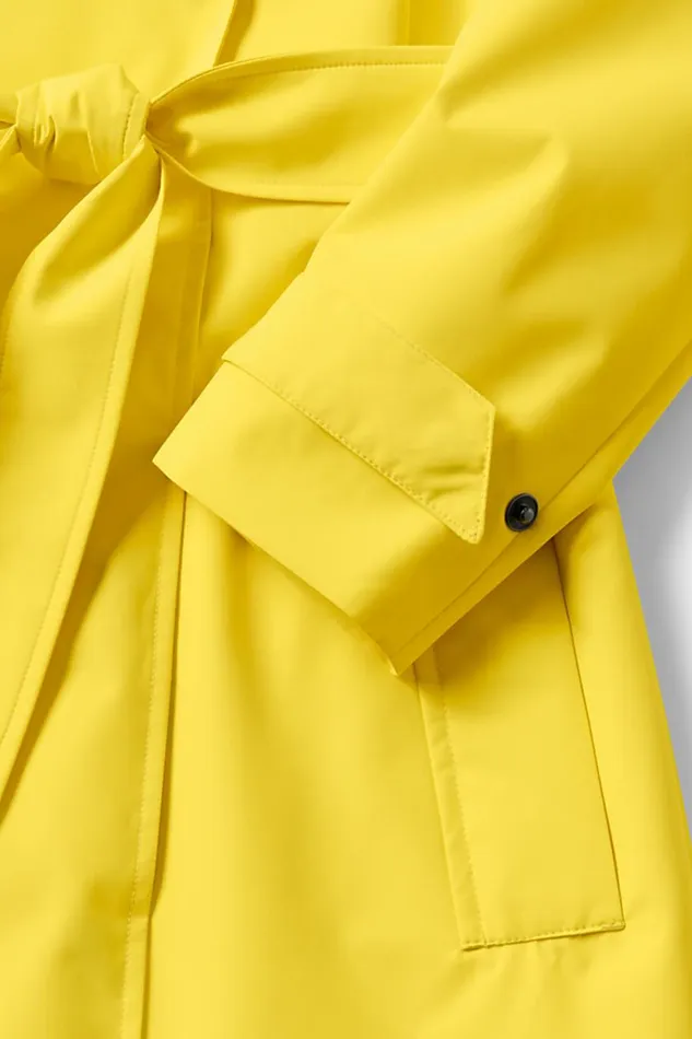 Lands039 End Coats and Jackets Women Plus Size Water Resistant Modern Trench Coat Bright Sun Lands039 End Coats and Jackets Women Plus Size Water Resistant Modern Trench Coat Bright Sun