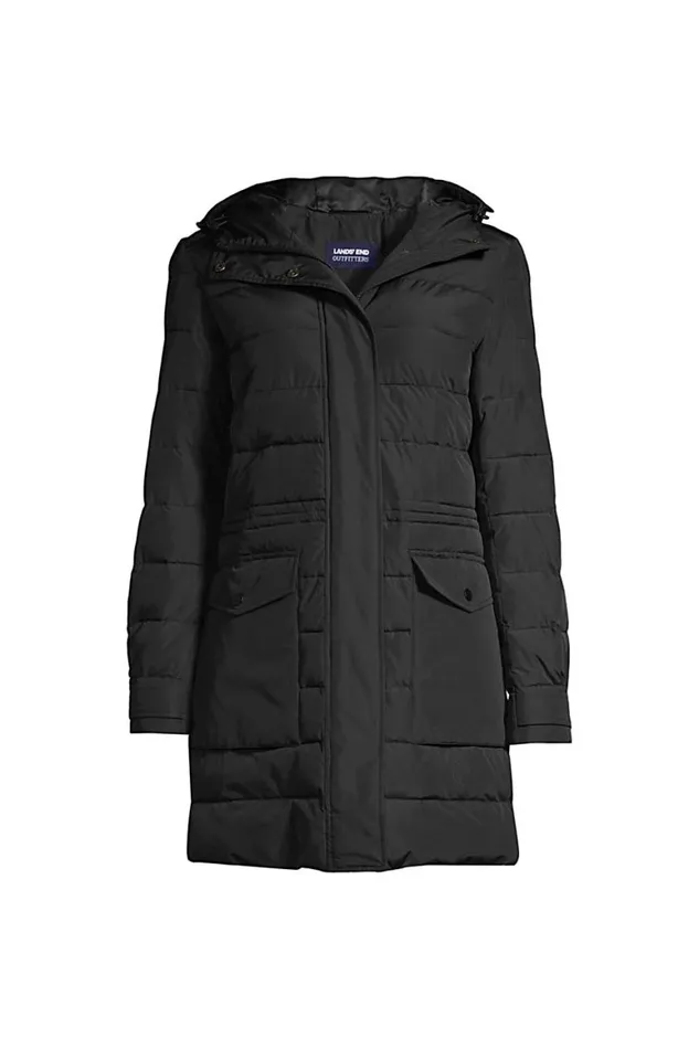 Lands039 End Coats and Jackets Women Thermoplume Down Alternative Parka Black Lands039 End Coats and Jackets Women Thermoplume Down Alternative Parka Black