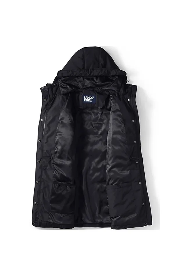 Lands039 End Coats and Jackets Women Thermoplume Down Alternative Parka Black Lands039 End Coats and Jackets Women Thermoplume Down Alternative Parka Black