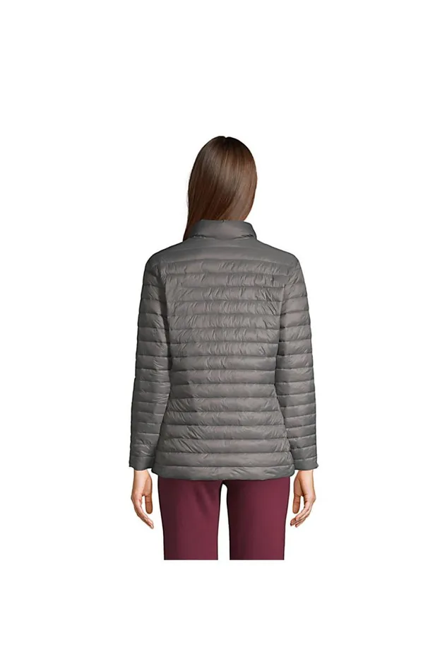 Lands039 End Coats and Jackets Women Thermoplume Jacket Arctic Gray Lands039 End Coats and Jackets Women Thermoplume Jacket Arctic Gray