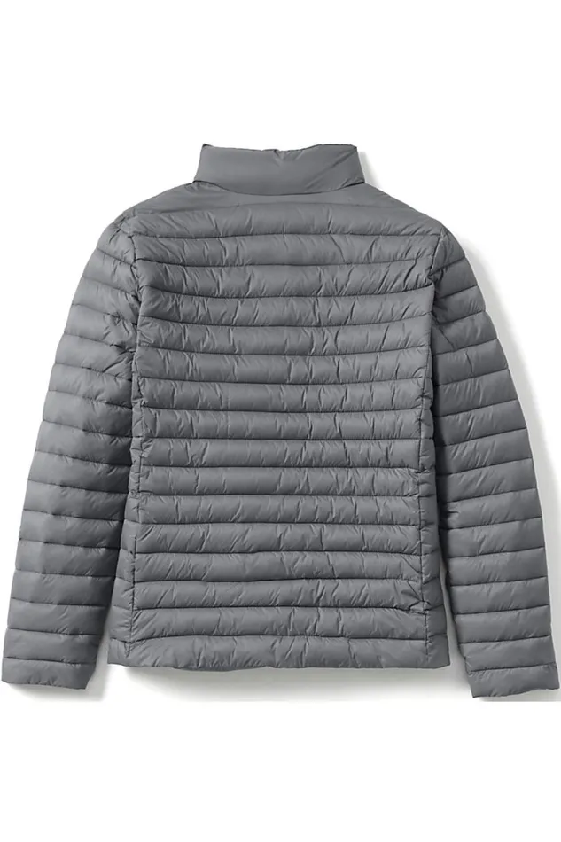 Lands039 End Coats and Jackets Women Thermoplume Jacket Arctic Gray Lands039 End Coats and Jackets Women Thermoplume Jacket Arctic Gray
