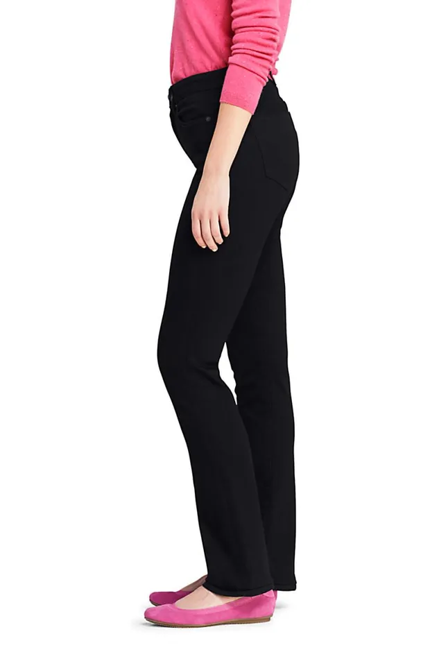 Lands039 End Jeans Women Curvy Mid Rise Bootcut Jeans 8211 Black Lands039 End Jeans Women Curvy Mid Rise Bootcut Jeans 8211 Black