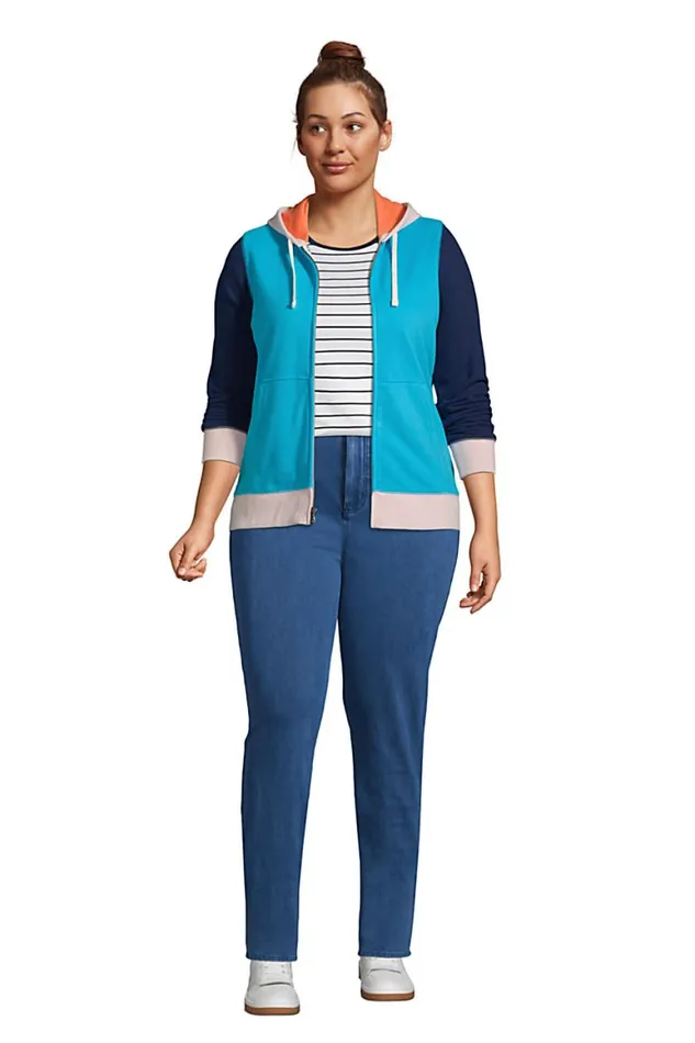 Lands039 End Jeans Women Plus Size Starfish High Rise Elastic Waist Pull On Knit Denim Straight Leg Jeans Light Indigo Lands039 End Jeans Women Plus Size Starfish High Rise Elastic Waist Pull On Knit Denim Straight Leg Jeans Light Indigo