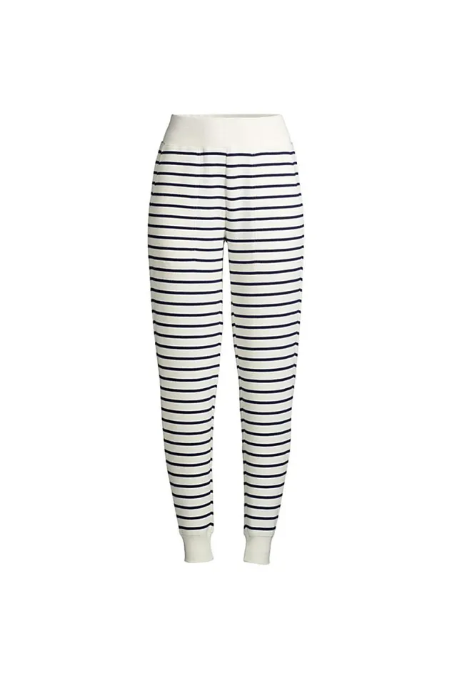 Lands039 End Pajamas and Robes Women Waffle Jogger Sleep Pants Ivory Lands039 End Pajamas and Robes Women Waffle Jogger Sleep Pants Ivory
