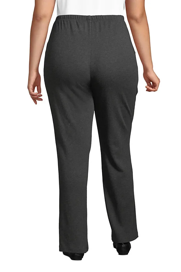 Lands039 End Pants Women Plus Size Sport Knit High Rise Elastic Waist Pull On Pants Mauve Quartz Lands039 End Pants Women Plus Size Sport Knit High Rise Elastic Waist Pull On Pants Mauve Quartz