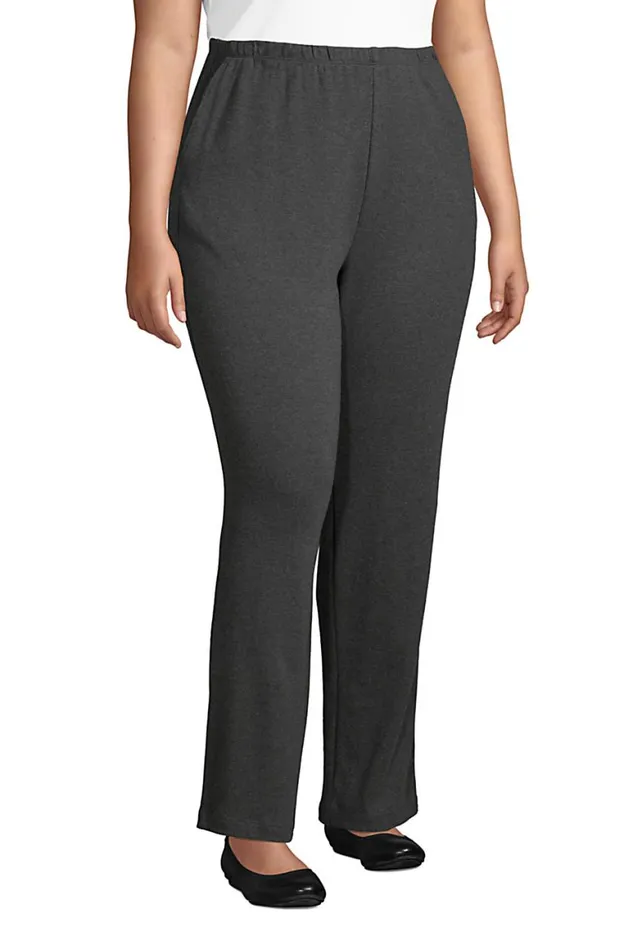 Lands039 End Pants Women Plus Size Sport Knit High Rise Elastic Waist Pull On Pants Mauve Quartz Lands039 End Pants Women Plus Size Sport Knit High Rise Elastic Waist Pull On Pants Mauve Quartz