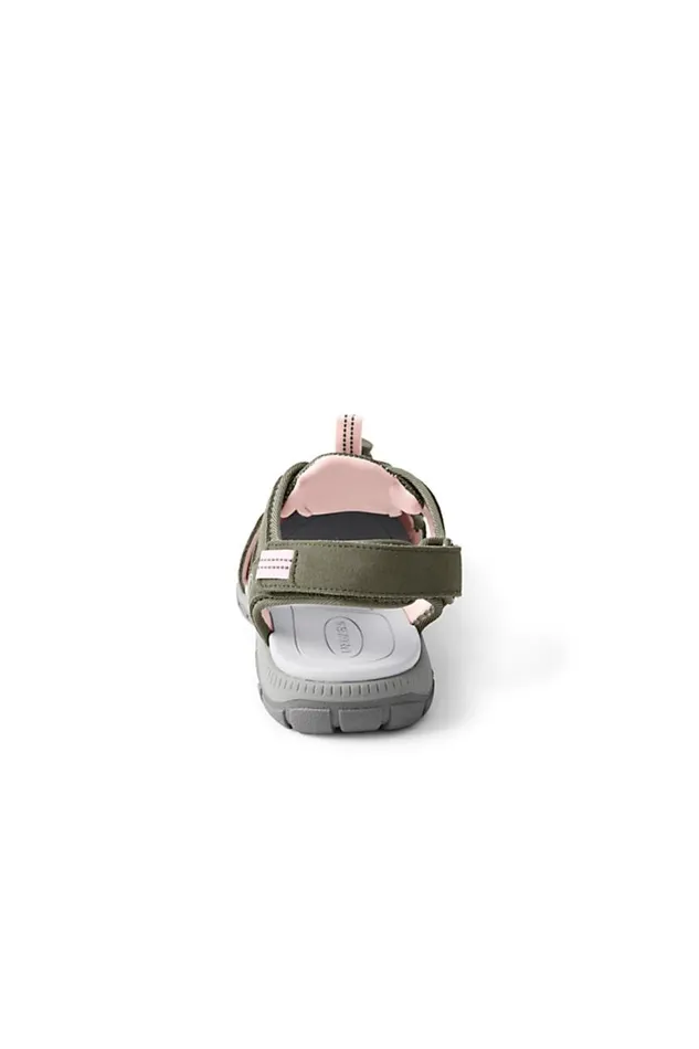 Lands039 End Shoes Women All Weather Closed Toe Sandals Forest Moss