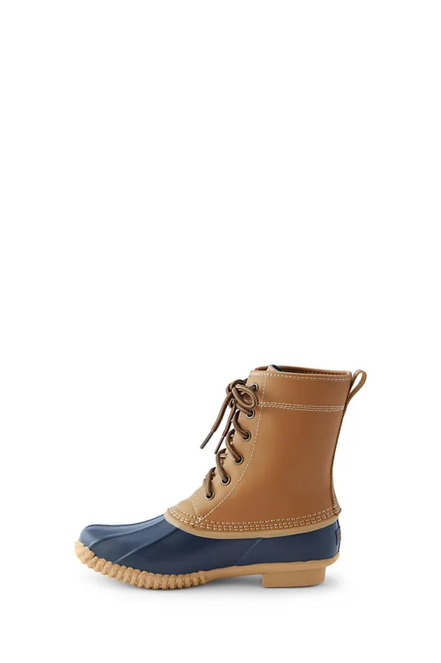 Lands039 End Shoes Women Insulated Flannel Lined Duck Boots Hazelnut Lands039 End Shoes Women Insulated Flannel Lined Duck Boots Hazelnut