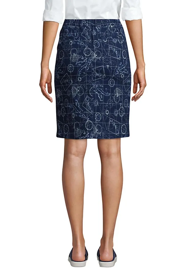 Lands039 End Skirts and Skorts Women Petite Mid Rise Elastic Waist Pull On Chino Skort Crisp Peach Stripe Palm Lands039 End Skirts and Skorts Women Petite Mid Rise Elastic Waist Pull On Chino Skort Crisp Peach Stripe Palm