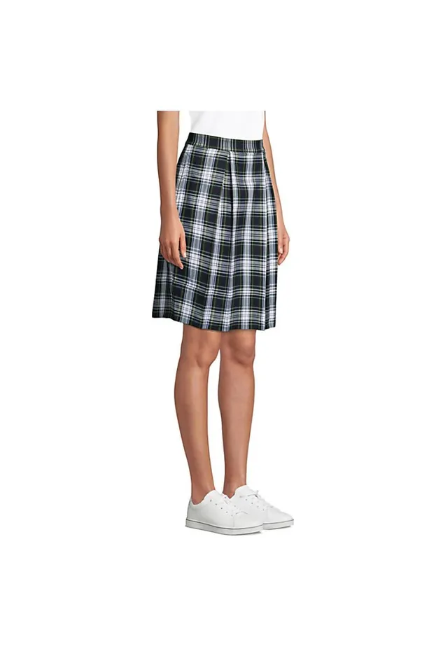 Lands039 End Skirts and Skorts Women Plaid Pleated Skort Top Of Knee Hunter Lands039 End Skirts and Skorts Women Plaid Pleated Skort Top Of Knee Hunter