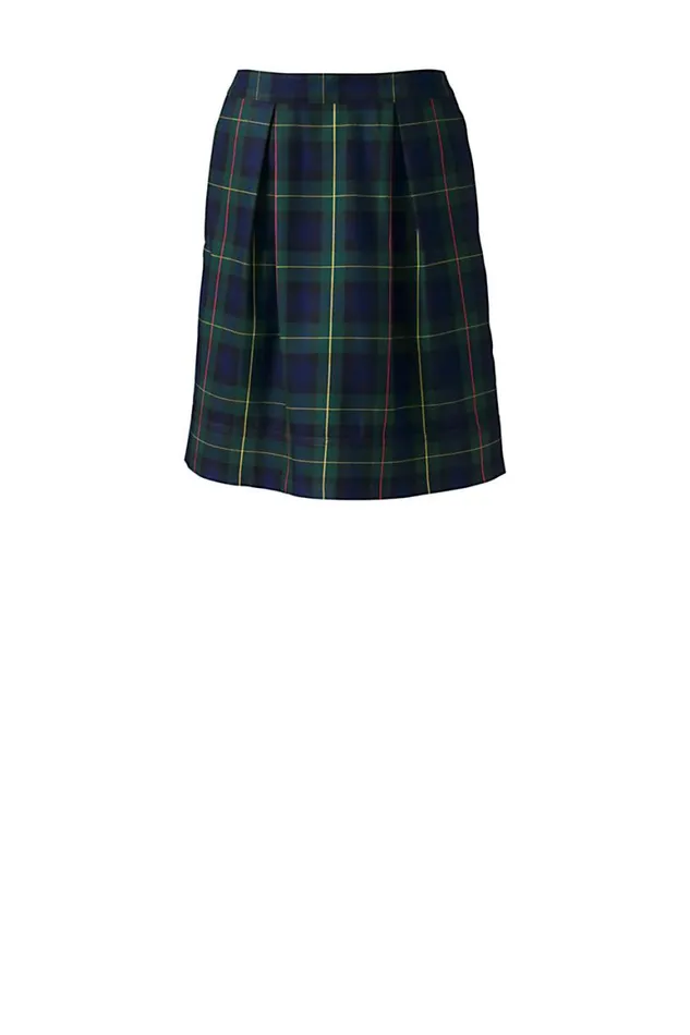 Lands039 End Skirts and Skorts Women Plaid Pleated Skort Top Of Knee Hunter Lands039 End Skirts and Skorts Women Plaid Pleated Skort Top Of Knee Hunter