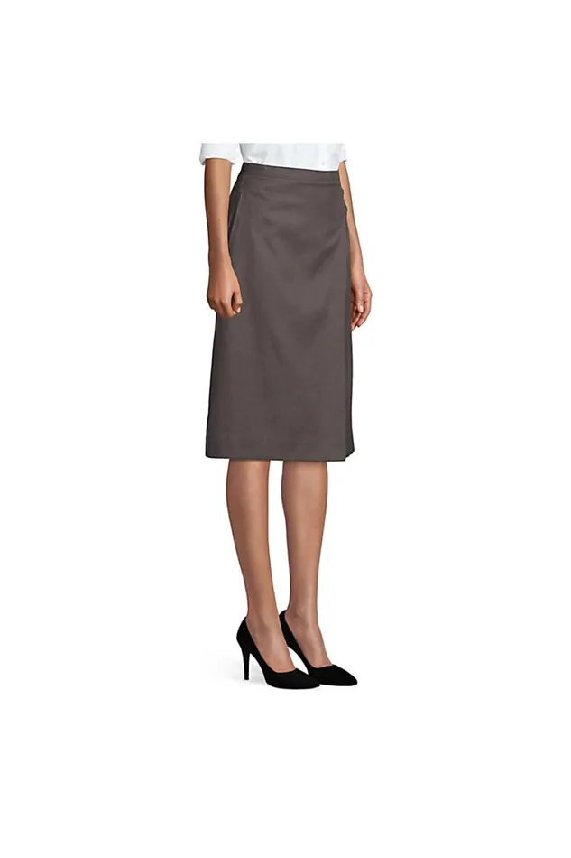 Lands039 End Skirts and Skorts Women Solid Aline Skirt Below The Knee Black Lands039 End Skirts and Skorts Women Solid Aline Skirt Below The Knee Black