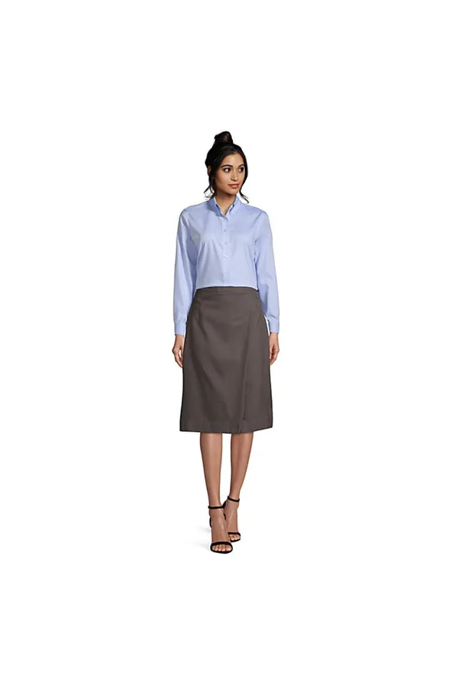 Lands039 End Skirts and Skorts Women Solid Aline Skirt Below The Knee Black Lands039 End Skirts and Skorts Women Solid Aline Skirt Below The Knee Black