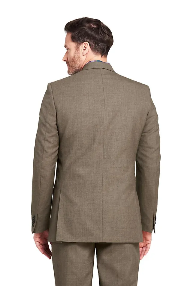 Lands039 End Sportcoats and Blazers Men Traditional Fit Yearrounder Suit Jacket Chestnut Lands039 End Sportcoats and Blazers Men Traditional Fit Yearrounder Suit Jacket Chestnut