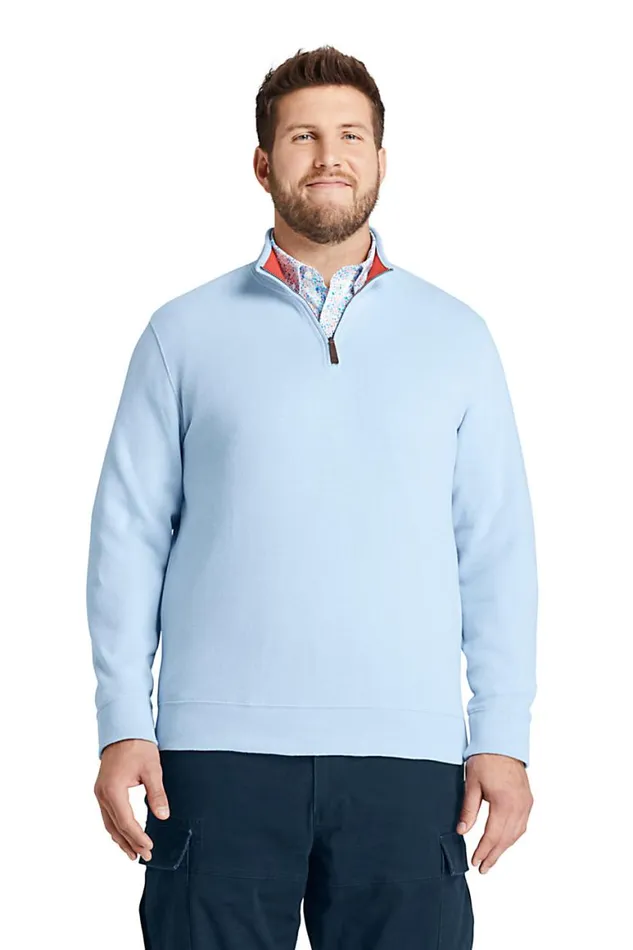 Lands039 End Sweaters Men Big And Tall Bedford Rib Quarter Zip Sweater Soft Blue Haze Lands039 End Sweaters Men Big And Tall Bedford Rib Quarter Zip Sweater Soft Blue Haze