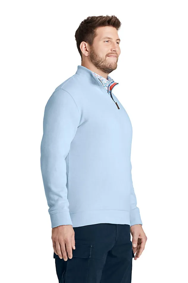 Lands039 End Sweaters Men Big And Tall Bedford Rib Quarter Zip Sweater Soft Blue Haze Lands039 End Sweaters Men Big And Tall Bedford Rib Quarter Zip Sweater Soft Blue Haze