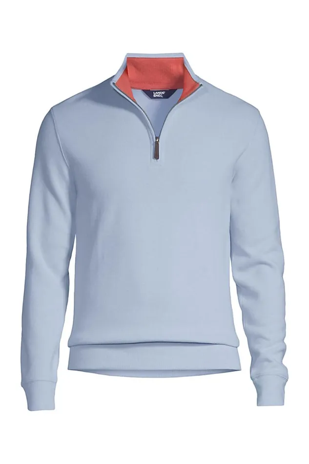 Lands039 End Sweaters Men Big And Tall Bedford Rib Quarter Zip Sweater Soft Blue Haze Lands039 End Sweaters Men Big And Tall Bedford Rib Quarter Zip Sweater Soft Blue Haze