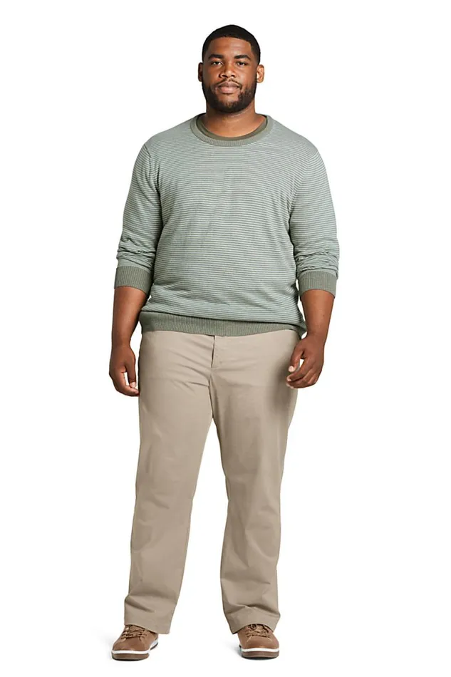 Lands039 End Sweaters Men Big And Tall Performance Crewneck Sweater Royal Cobalt Stripe Lands039 End Sweaters Men Big And Tall Performance Crewneck Sweater Royal Cobalt Stripe