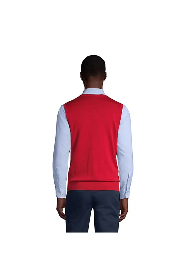 Lands039 End Sweaters Men Cotton Modal Fine Gauge Sweater Vest Black Lands039 End Sweaters Men Cotton Modal Fine Gauge Sweater Vest Black