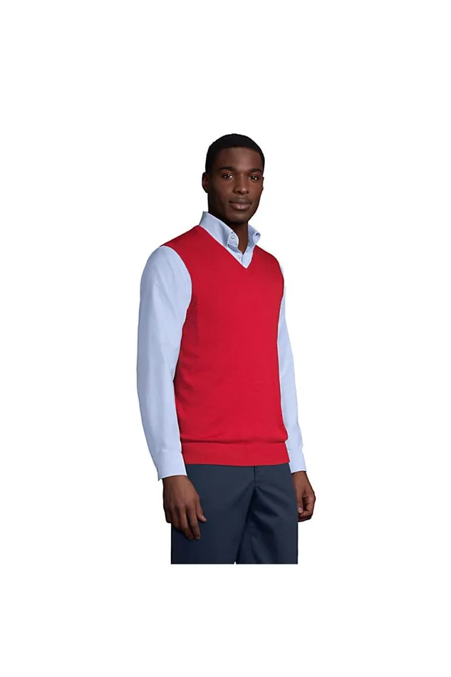 Lands039 End Sweaters Men Cotton Modal Fine Gauge Sweater Vest Black Lands039 End Sweaters Men Cotton Modal Fine Gauge Sweater Vest Black
