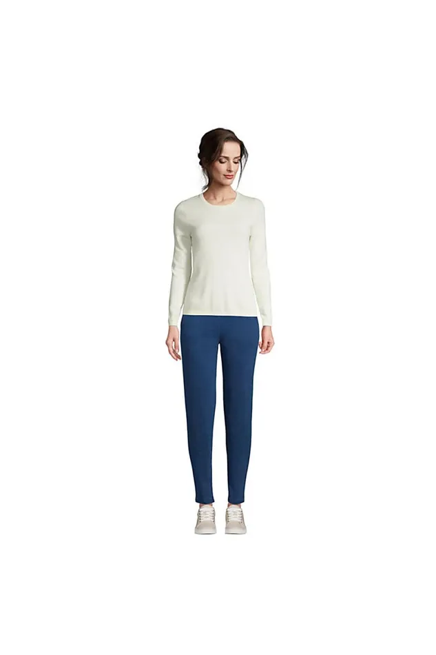Lands039 End Sweaters Women Cashmere Crewneck Sweater Fresh Ivory