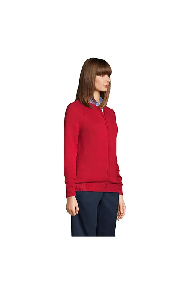 Lands039 End Sweaters Women Cotton Modal Zipfront Cardigan Sweater Black Lands039 End Sweaters Women Cotton Modal Zipfront Cardigan Sweater Black