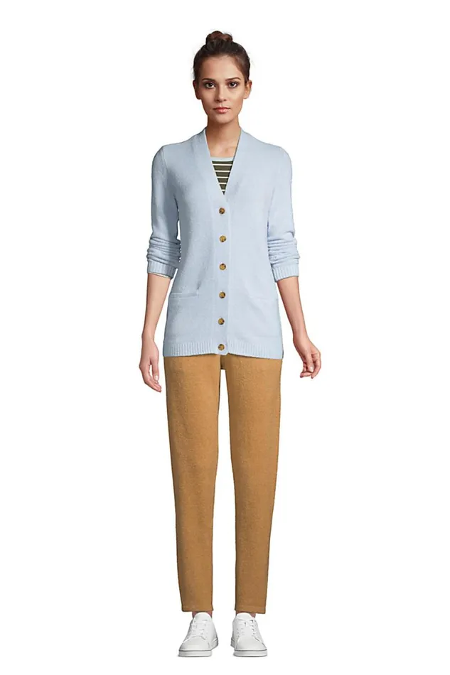 Lands039 End Sweaters Women Lounge V Neck Cardigan Sweater Slounge Soft Blue Haze Lands039 End Sweaters Women Lounge V Neck Cardigan Sweater Slounge Soft Blue Haze
