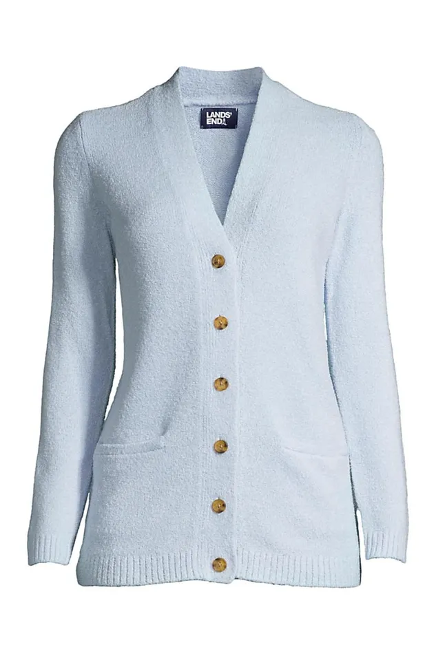 Lands039 End Sweaters Women Lounge V Neck Cardigan Sweater Slounge Soft Blue Haze Lands039 End Sweaters Women Lounge V Neck Cardigan Sweater Slounge Soft Blue Haze