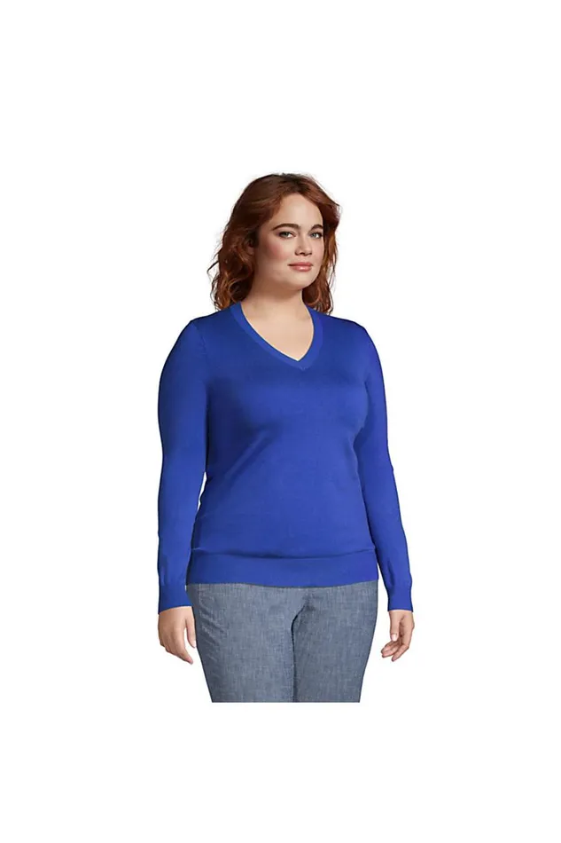 Lands039 End Sweaters Women Plus Performance Vneck Sweater Black Lands039 End Sweaters Women Plus Performance Vneck Sweater Black