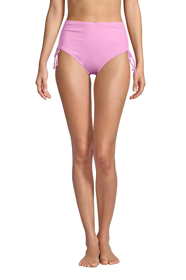 Lands039 End Swimsuits Women Chlorine Resistant Adjustable High Waisted Bikini Bottoms Wild Blossom Lands039 End Swimsuits Women Chlorine Resistant Adjustable High Waisted Bikini Bottoms Wild Blossom