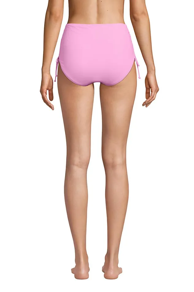 Lands039 End Swimsuits Women Chlorine Resistant Adjustable High Waisted Bikini Bottoms Wild Blossom Lands039 End Swimsuits Women Chlorine Resistant Adjustable High Waisted Bikini Bottoms Wild Blossom