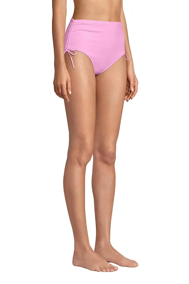 Lands039 End Swimsuits Women Chlorine Resistant Adjustable High Waisted Bikini Bottoms Wild Blossom Lands039 End Swimsuits Women Chlorine Resistant Adjustable High Waisted Bikini Bottoms Wild Blossom